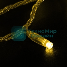 Гирлянда Neon-night Нить 10м, постоянное свечение, прозрачный ПВХ, 24В, желтый
