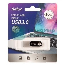Флешка USB Netac U278 16 Gb <NT03U278N-016G-30PN>, USB 3.0, металлическая матовая