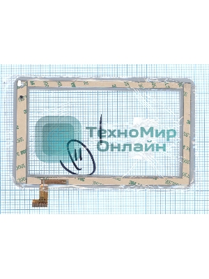 Сенсорное стекло (тачскрин) 10112-0A4945E, белое