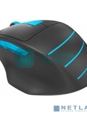 Мышь беспроводная A4Tech Fstyler FG30 серый/синий, 2000 dpi, радиоканал, USB, кнопки - 5