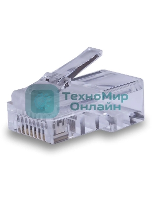 Коннектор Suprlan 10-0209, UTP cat.5e, RJ45, серый (упак.: 100 шт)