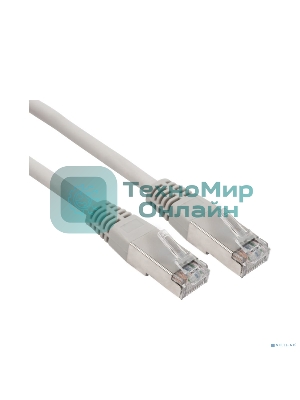 Пaтч-корд Rexant F/UTP, cat.6, RJ45-RJ45, экранированный, PVC серый, 1м
