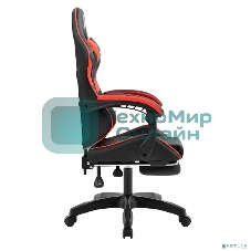 Кресло игровое Defender Serenity черный/красн,класс 2, PU,подножка