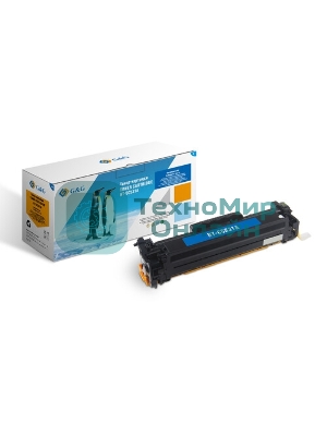 Картридж лазерный G&G GG-CC531A голубой (2800 стр.) для HP CLJ CP2020/CP2025/CM2320 MFP, MF8330/8350/8380