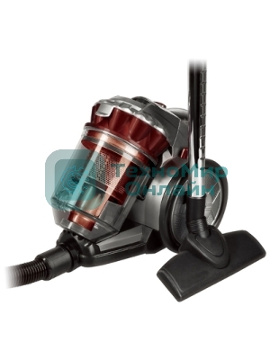 Пылесос SUPRA VCS-2024 серый, 230/2000 Вт, уборка сухая, пылесборник контейнер 2 л