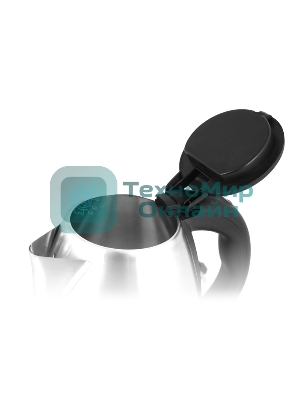 Чайник электрический Centek CT-0035 матовый, металл, 1,5 л, 2000 W, хромированная вставка на крышке