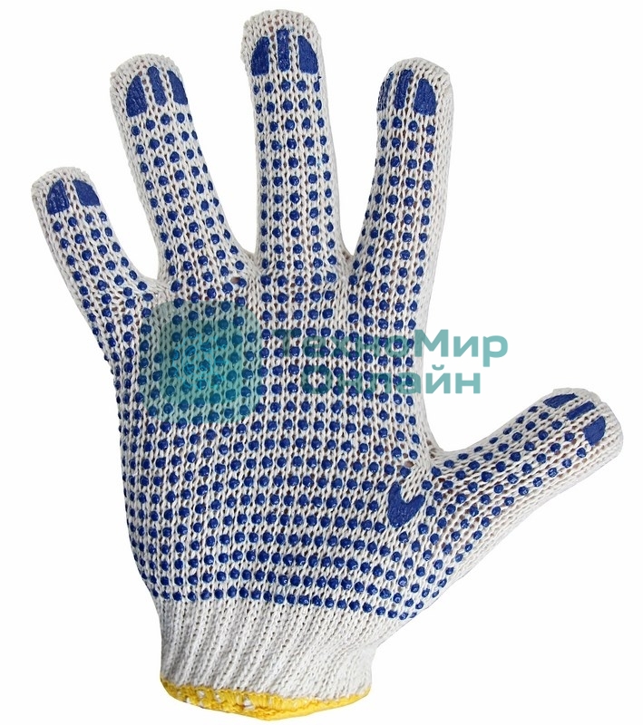 Перчатки Rexant х/б с нанесением ПВХ (