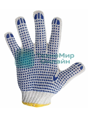 Перчатки Rexant х/б с нанесением ПВХ (
