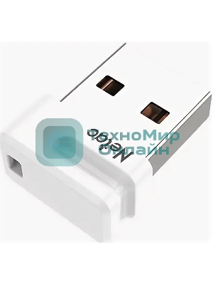 Флешка USB Netac U116 (NT03U116N-016G-20WH), 16Gb, USB 2.0, R/W 70/30, белый