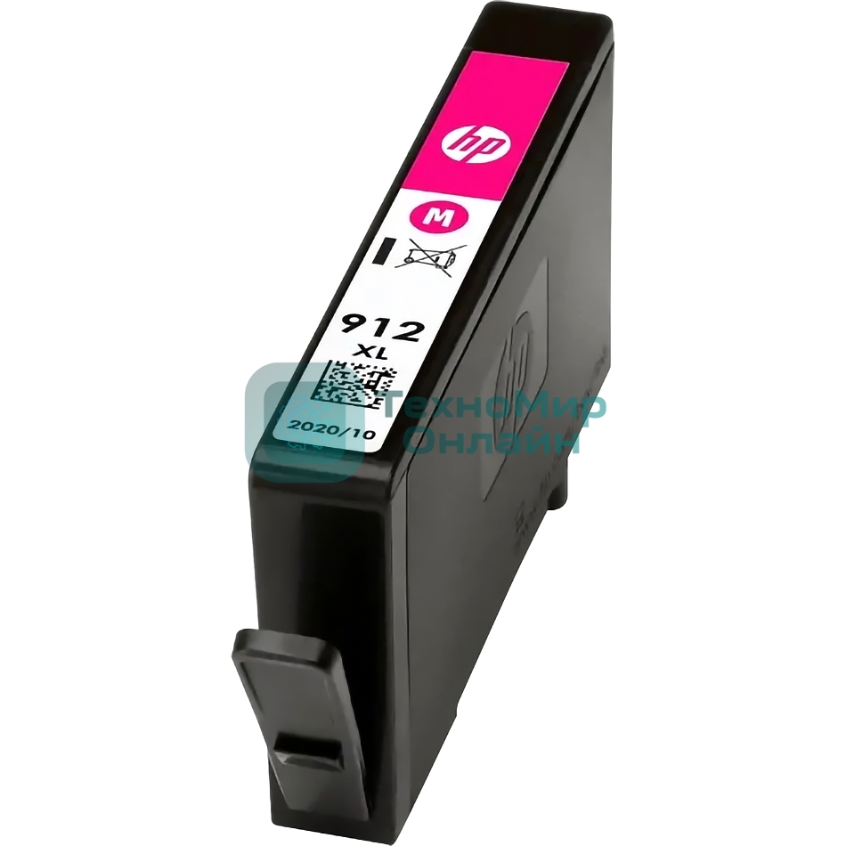 Картридж струйный HP 912XL 3YL82AE пурпурный (825 стр.) для HP OfficeJet 801x/802x