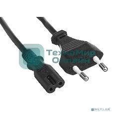 Кабель питания ExeGate ES281004RUS ноутбуков, аудио/видео ExeGate Special PCN-0,5S (CEE7/16->С7) 2x0.5, CCA, 0.5м