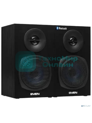 Акустическая система 2.0 SVEN SPS-576 черные (2x4W, Bluetooth, дерево)