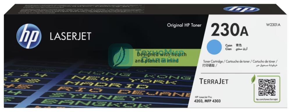 Картридж лазерный HP 230A Cyan Original LaserJet Toner Cartridge
