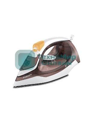 Утюг Scarlett SC-SI30K47, 2200 Вт, коричневый/белый