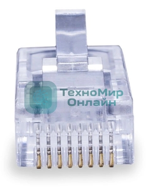 Коннектор Suprlan 10-0209, UTP cat.5e, RJ45, серый (упак.: 100 шт)