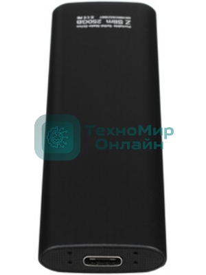 Внешний SSD Netac Z SLIM, 250 Gb, USB 3.2 Gen 2 Type-C, R/W 550/480, черный
