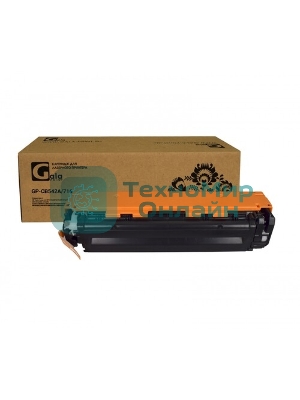 Картридж лазерный GalaPrint GP-CB542A/716 желтый (1400 стр) для HP Color LaserJet CP1210/CP1215/CP1510/CP1518/CM1300/1312 Canon Color Shot LBP 5050/5970/5975, MF-8030/8040/8050