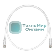 Патч корд Panduit RJ45 TP кат. 6 LSZH 3м белый