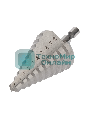 Сверло по металлу ступенчатое Kranz 9,0-36,0 мм