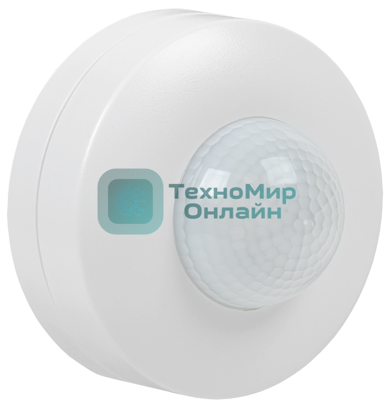 Датчик движения IEK LDD11-027-1200-001 ДД 027 белый 1200Вт 360гр 12м IP20 IEK