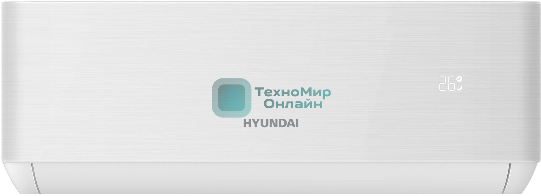 Кондиционер сплит-система Hyundai HAC-12/T-PRO 12000 BTU, 23 м², 22/41 дБ, охлаждение, обогрев, осушение, белый