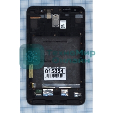 Модуль (матрица + тачскрин) для Asus MeMO Pad 7 ME176 черный c рамкой