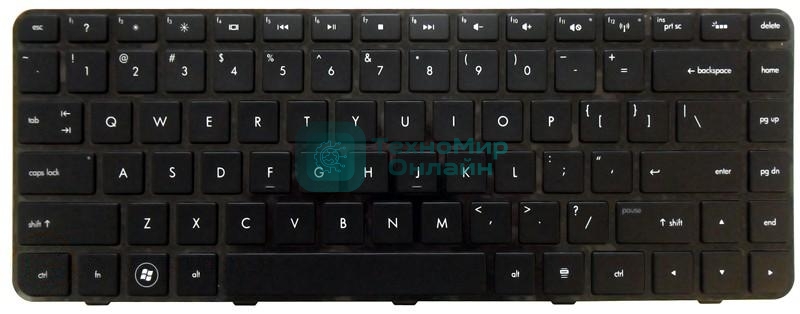 Клавиатура для ноутбука HP Pavilion DM4-1000 DV5-2000 DV5-2100 черная с подсветкой