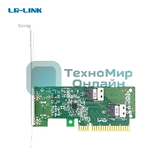 Адаптер для SSD PCIe x8 to Two SlimSAS SFF-8654 4i Adapter