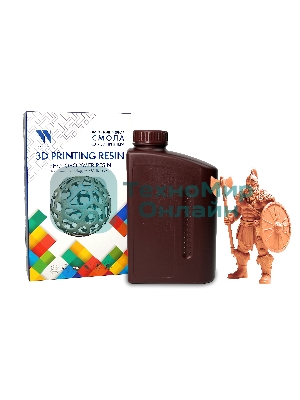 Фотополимерная смола NVPRINT Standard Resin Orange для 3D печати; 1 кг/бут