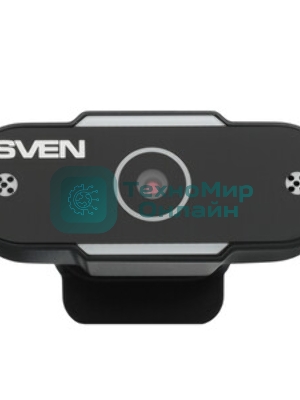 Веб-камера SVEN IC-915 1280x720, 30 кадр/с, USB Type-A, микрофон, шторка приватности, универсальное крепление