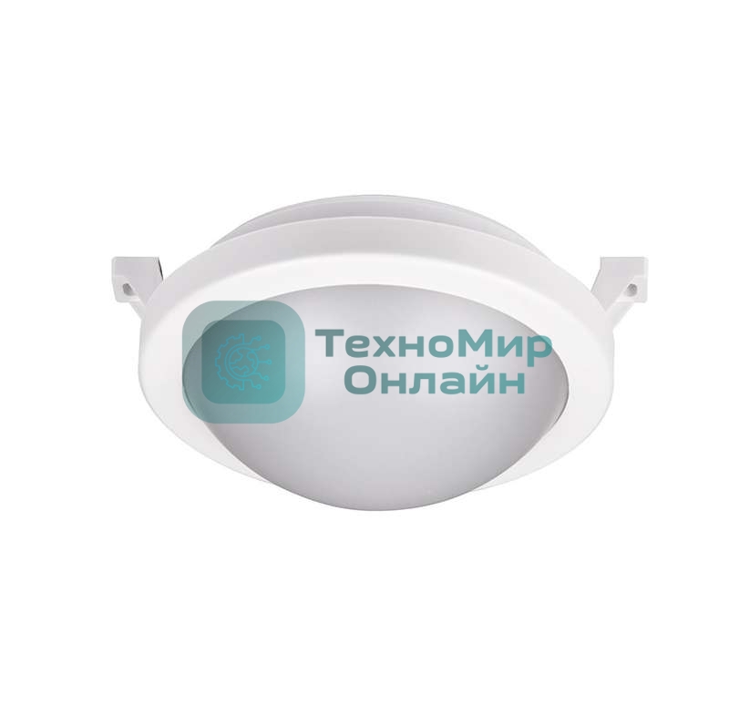 Светильник светодиодный JazzWay пылевлагозащ. PBH-PC3-RA 8Вт 4000К White IP65