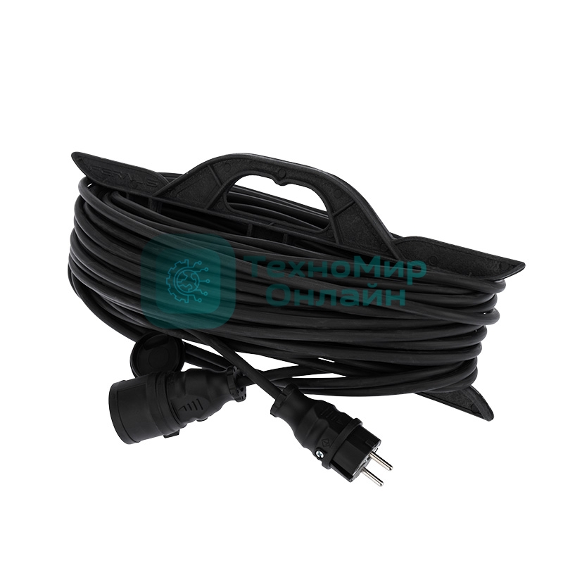 Удлинитель-шнур на рамке Rexant КГ 3х1.5, 20 м, морозостойкий, с/з, 16 А, 3500 Вт, IP44 (Сделано в России)