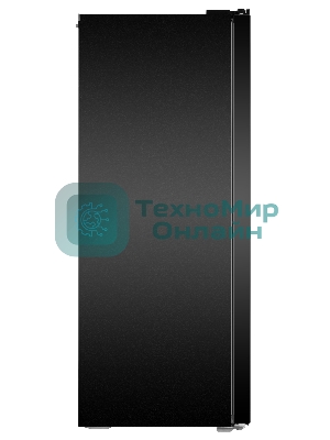 Холодильник Hyundai CS6503FV черное стекло двухкамерный 407/205л морозилка сбоку, No Frost, Side by Side