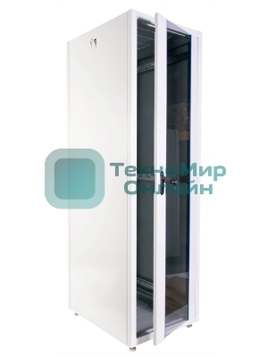 Шкаф телекоммуникационный напольный ЭКОНОМ 42U (600 × 800) дверь перфорированная 2 шт.