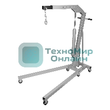 Кран гидравлический Matrix 1 т, h подъема 25–2060 мм, складной (комплект из 2 частей)