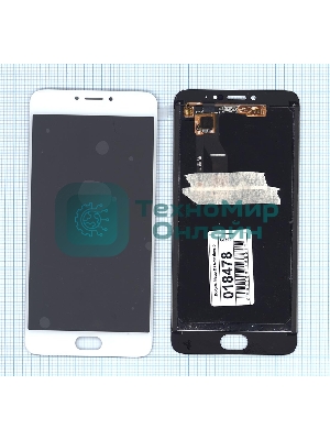 Дисплей для Meizu M3 Note M681H белый