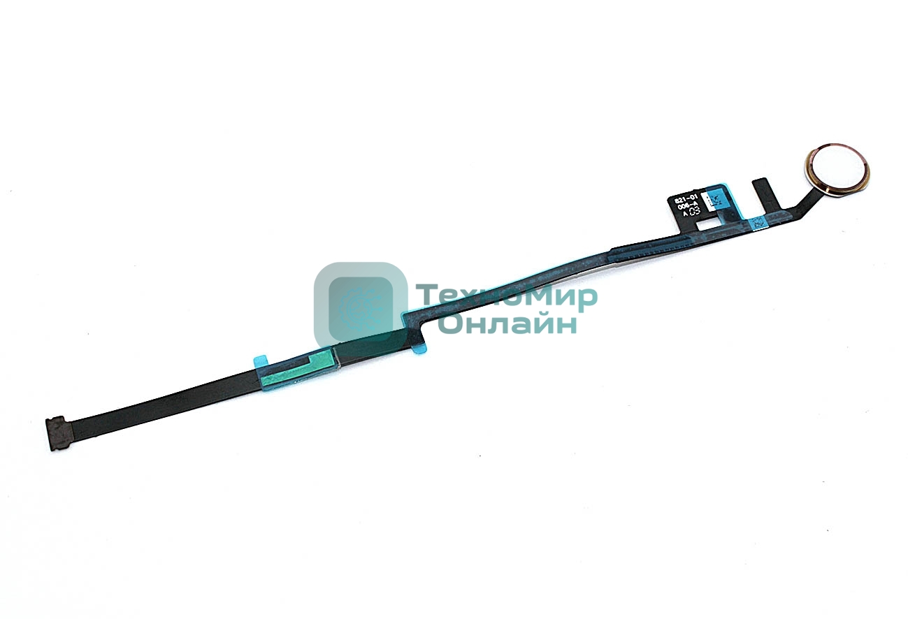 Шлейф кнопки Home для Apple iPad 7 розовый