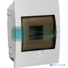 Бокс ЩРВ-П-6 мод. встраив. пластик IP41 GENERICA IEK MKP12-V-06-41-G