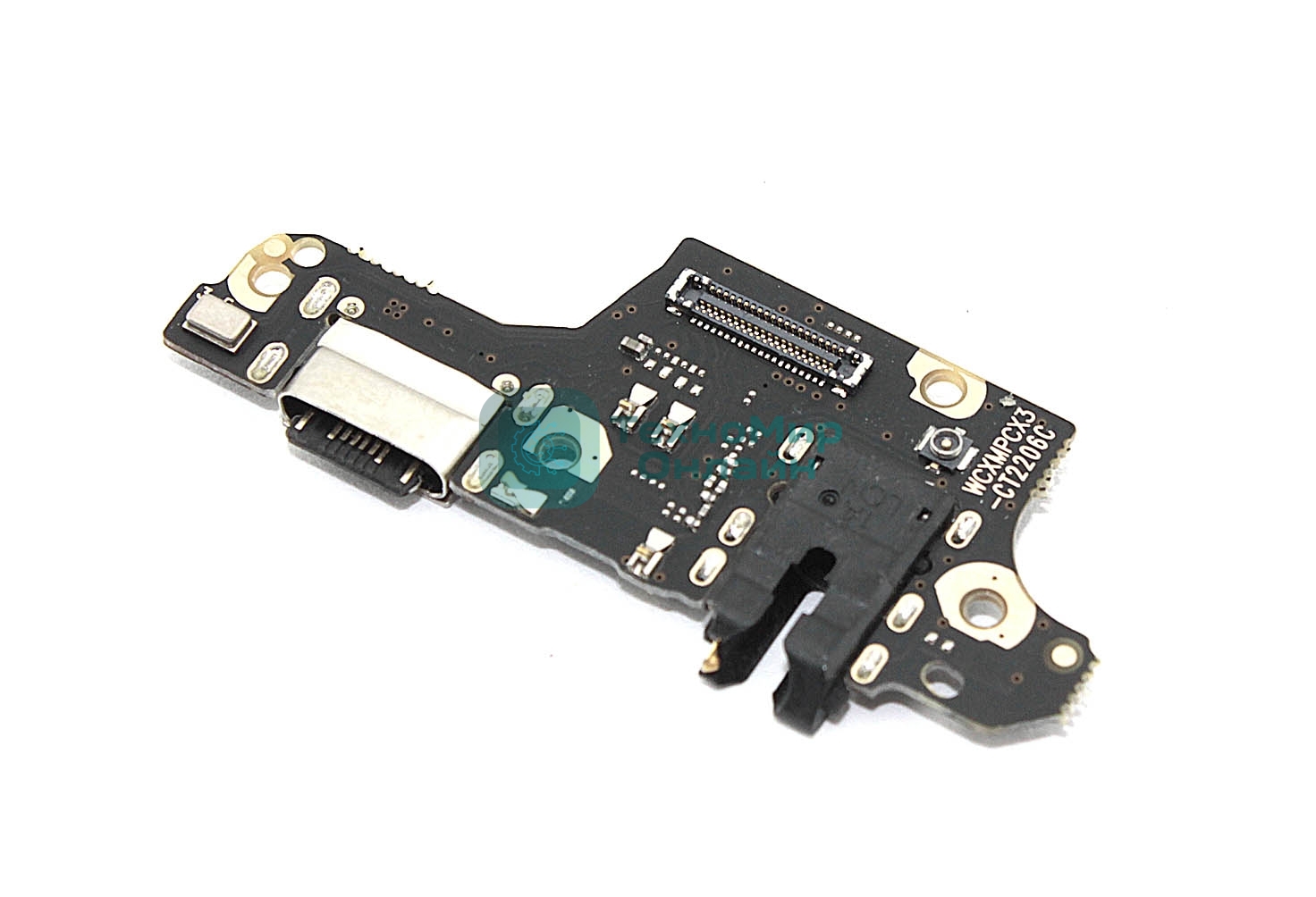 Нижняя плата с разъемом зарядки и микрофоном для Xiaomi Pocophone X3, X3 Pro