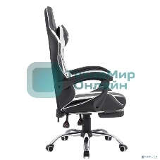 Кресло игровое Defender TIOS черный/белый, PU 64055