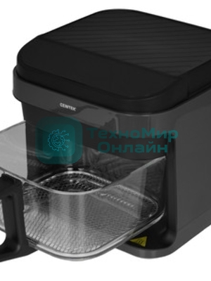 Аэрогриль Centek CT-3105 черный, 1500 Вт, 5 л, сенсор, 8 программ