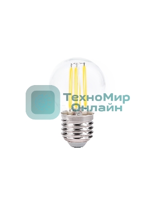 Светодиодная лампа Ambrella light 203915 Filament LED G45-F 6W E27 4200K (60W)