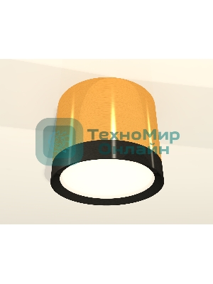 Светильник Ambrella Light XS8121001 PYG/PBK золото желтое полированное/черный полированный GX53 (C8121, N8113)