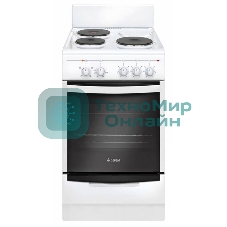 Плита электрическая Gefest 5140 0031 белый, конфорок 3 шт, духовка 55 л, 50 см x 85 см x 58.5 см