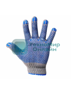 Перчатки Rexant х/б с покрытием ПВХ (