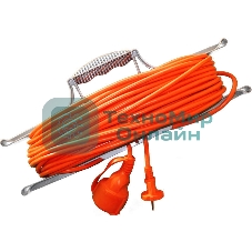 Удлинитель-шнур на рамке 1х10 м с заземл. 10А IP54 УШ-10 ПВС 3х0.75 розетки с защ. крышкой UNIVersal 9632021