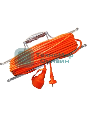 Удлинитель-шнур на рамке 1х10 м с заземл. 10А IP54 УШ-10 ПВС 3х0.75 розетки с защ. крышкой UNIVersal 9632021