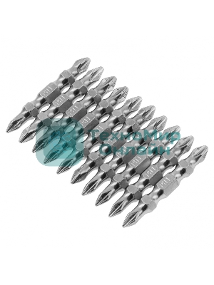 Набор бит двухстор. Gross PH2-PH1х45мм, сталь S2, 10 шт.