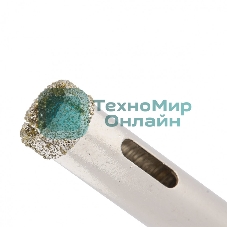 Сверло алмазное Matrix по керамограниту, 8 х 67 мм, 3-гранный хвостовик 2 шт.