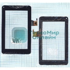 Сенсорное стекло (тачскрин) C118195A2-GG черное